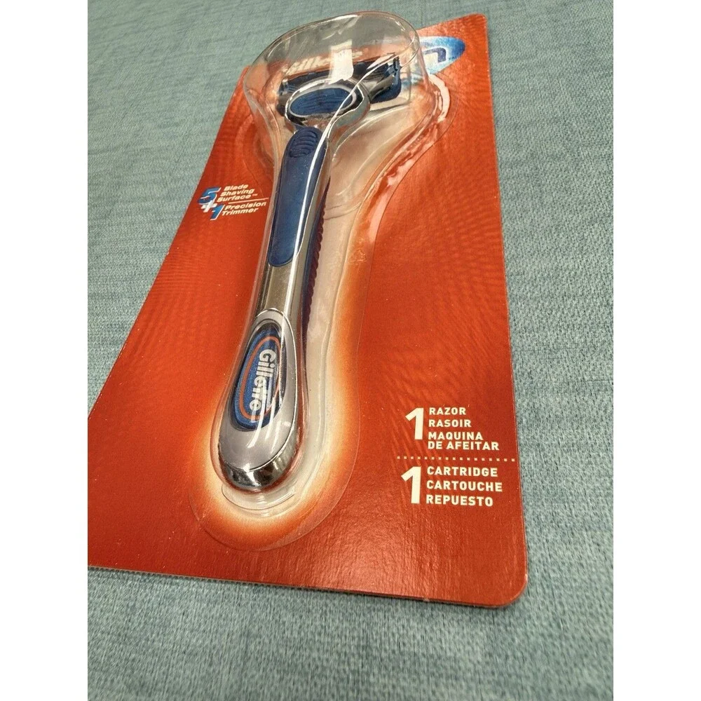 Gillette Fusion Razor NIB 2005 Sealed 1 Razor 1 Blade